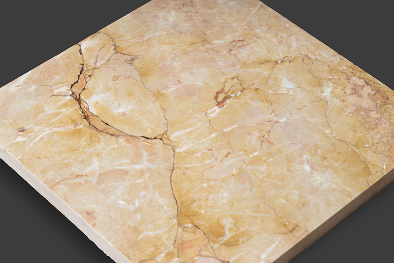 Giallo decorative limestone sample