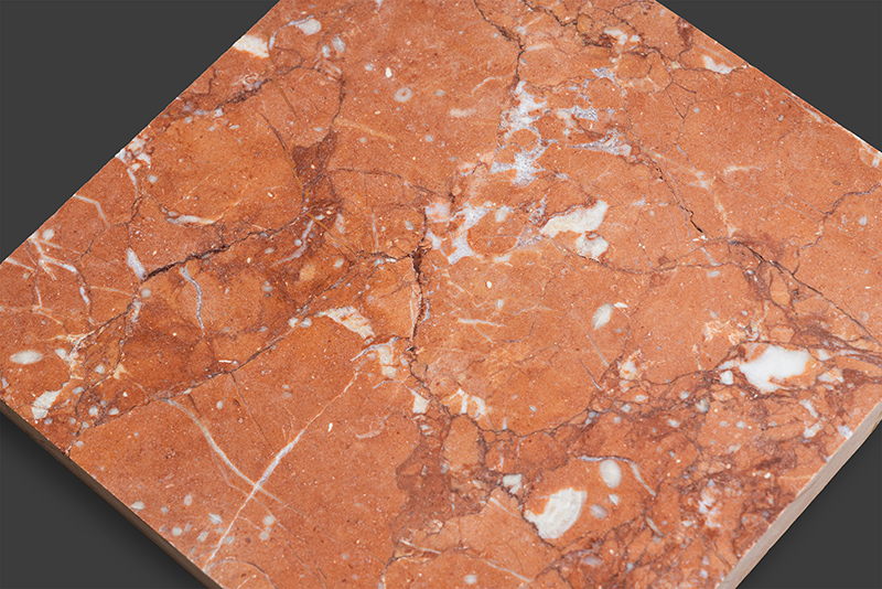 Rosso decorative limestone sample